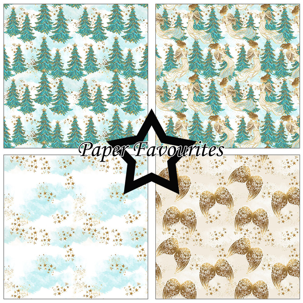 Paper Favourites Christmas Angel 12x12 Inch Paper Pad (PF753)