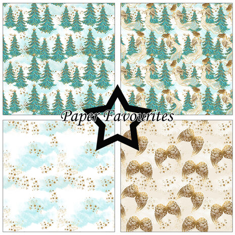 Paper Favourites Christmas Angel 12x12 Inch Paper Pad (PF753)