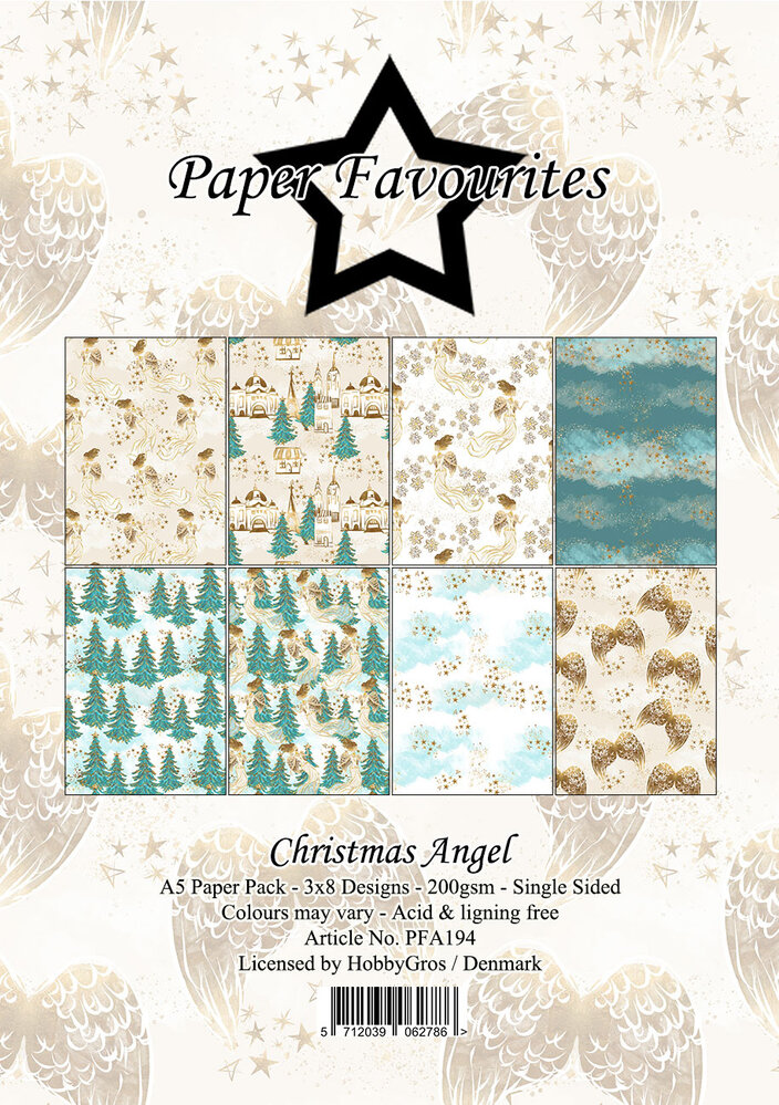 Paper Favourites Christmas Angel A5 Paper Pad (PFA194)