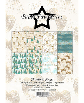 Paper Favourites Christmas Angel A5 Paper Pad (PFA194)