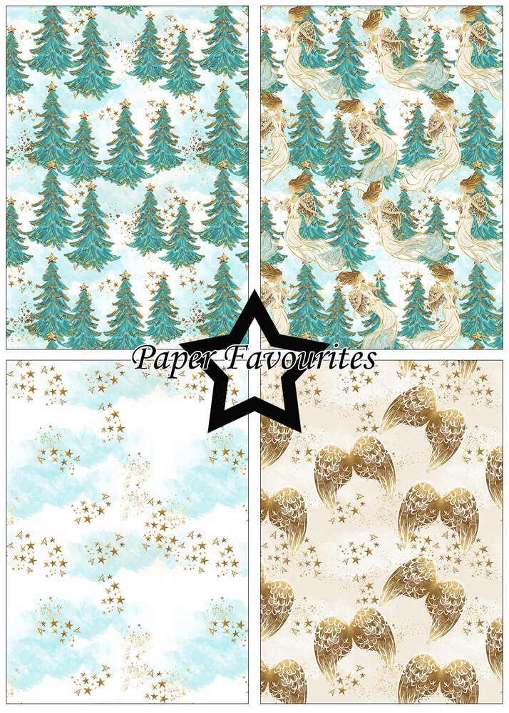 Paper Favourites Christmas Angel A5 Paper Pad (PFA194)