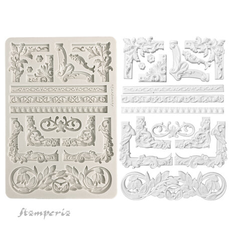 Stamperia Art Stories A4 Big Silicon Mould Frames (KACMA405)