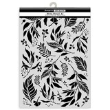 Stamperia Art Stories A3 Big Stencil Leaves (KSTDA3006)