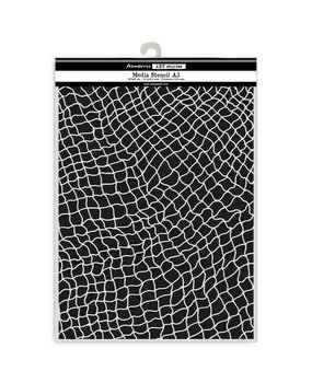 Stamperia Art Stories A3 Big Stencil Fishing Net (KSTDA3009)