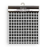 Stamperia Whispering Woods Thick Stencil 20x25cm Tartan Pattern (KSTD186)