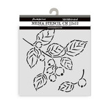 Stamperia Whispering Woods Thick Stencil 12x12cm Berries (KSTDS60)