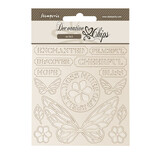 Stamperia Whispering Woods Decorative Chips Butterfly (SCB274)