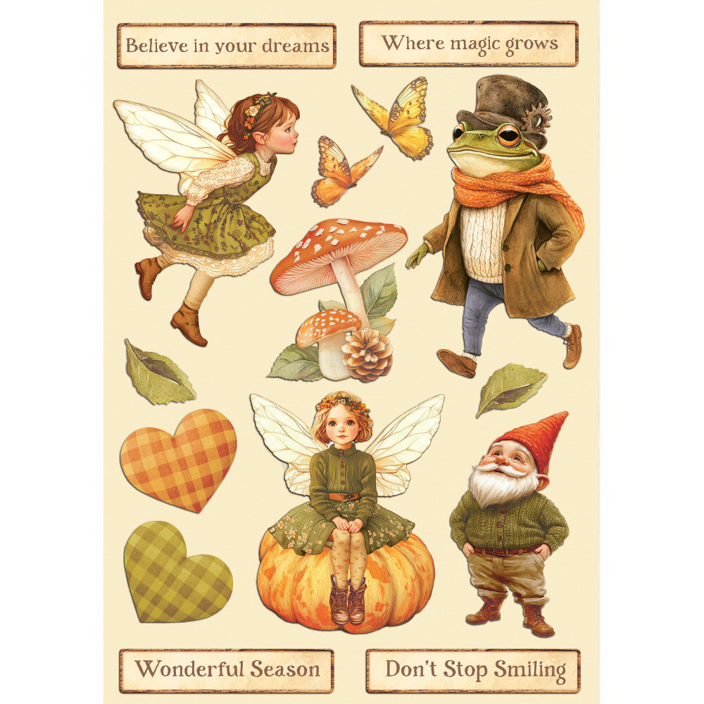 Stamperia Whispering Woods A5 Colored Wooden Shape (KLSP188) Stamperia Whispering Woods A5 Colored Wooden Shape (KLSP188)