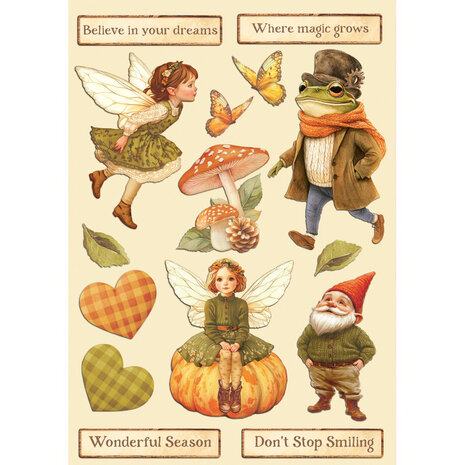 Stamperia Whispering Woods A5 Colored Wooden Shape (KLSP188) Stamperia Whispering Woods A5 Colored Wooden Shape (KLSP188)