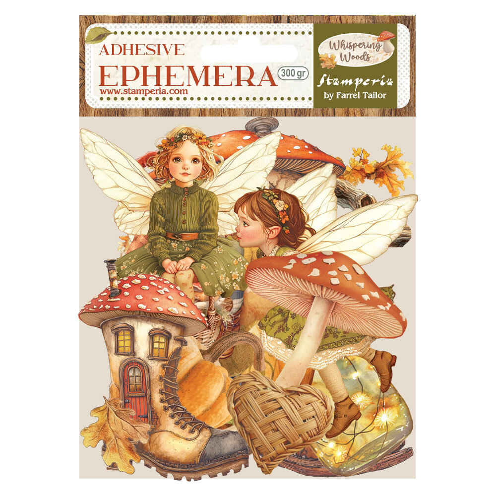 Stamperia Whispering Woods Ephemera (36pcs) (DFLCT68) Stamperia Whispering Woods Ephemera (36pcs) (DFLCT68)