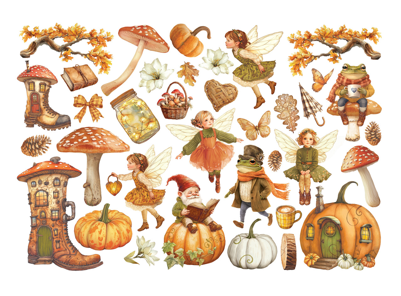 Stamperia Whispering Woods Ephemera (36pcs) (DFLCT68) Stamperia Whispering Woods Ephemera (36pcs) (DFLCT68)