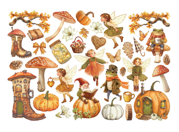 Stamperia Whispering Woods Ephemera (36pcs) (DFLCT68) Stamperia Whispering Woods Ephemera (36pcs) (DFLCT68)