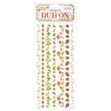 Stamperia Whispering Woods Rub-On 4x8,5 Inch Stripes (DFLRB189)