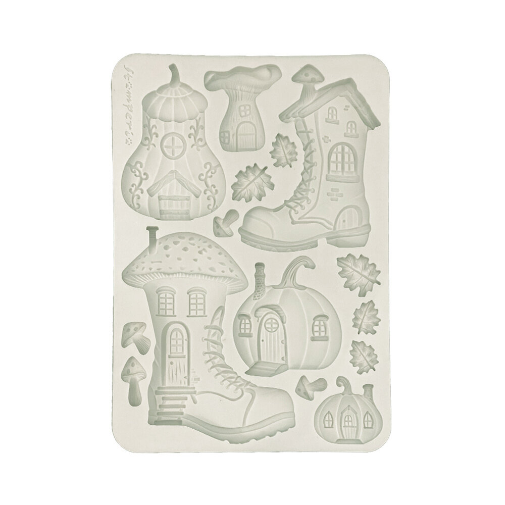 Stamperia Whispering Woods A5 Soft Mould Boots and Pumpikin House (KACMA586) Stamperia Whispering Woods A5 Soft Mould Boots and Pumpikin House (KACMA586)