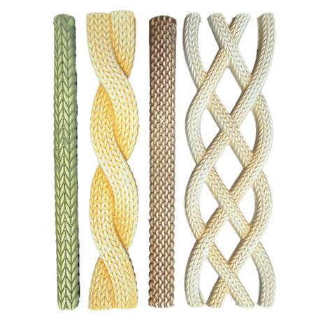 Stamperia Whispering Woods A5 Soft Mould Cords (K3PTA5677) Stamperia Whispering Woods A5 Soft Mould Cords (K3PTA5677)