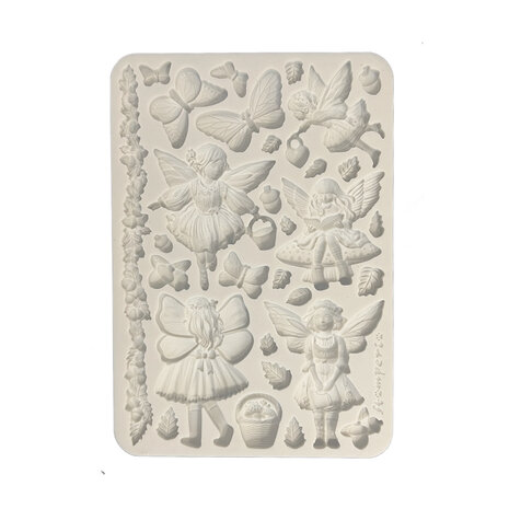 Stamperia Whispering Woods A5 Soft Mould Fairies (KACMA587) Stamperia Whispering Woods A5 Soft Mould Fairies (KACMA587)