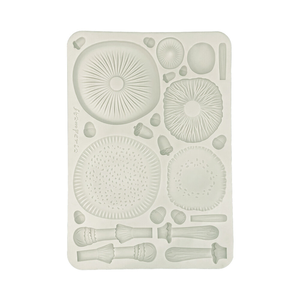 Stamperia Whispering Woods A5 Soft Mould Mushrooms 3D (KACMA588) Stamperia Whispering Woods A5 Soft Mould Mushrooms 3D (KACMA588)