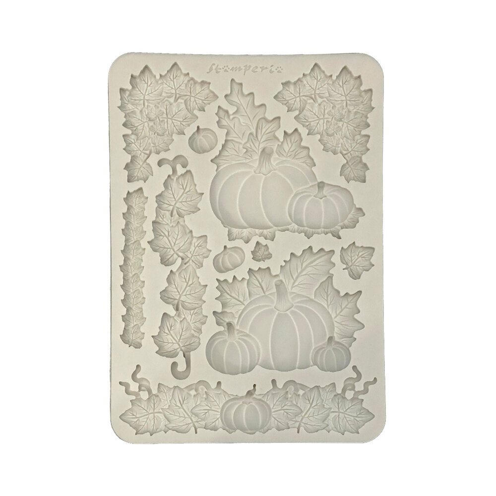 Stamperia Whispering Woods A5 Soft Mould Pumpkins (KACMA589) Stamperia Whispering Woods A5 Soft Mould Pumpkins (KACMA589)