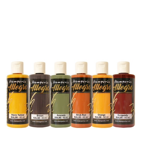 Stamperia Whispering Woods Allegro Paint Kit (6pcs) (KALKIT65) Stamperia Whispering Woods Allegro Paint Kit (6pcs) (KALKIT65)
