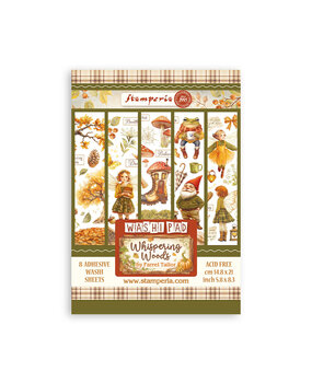 Stamperia Whispering Woods A5 Washi Pad (8pcs) (SBW24) Stamperia Whispering Woods A5 Washi Pad (8pcs) (SBW24)