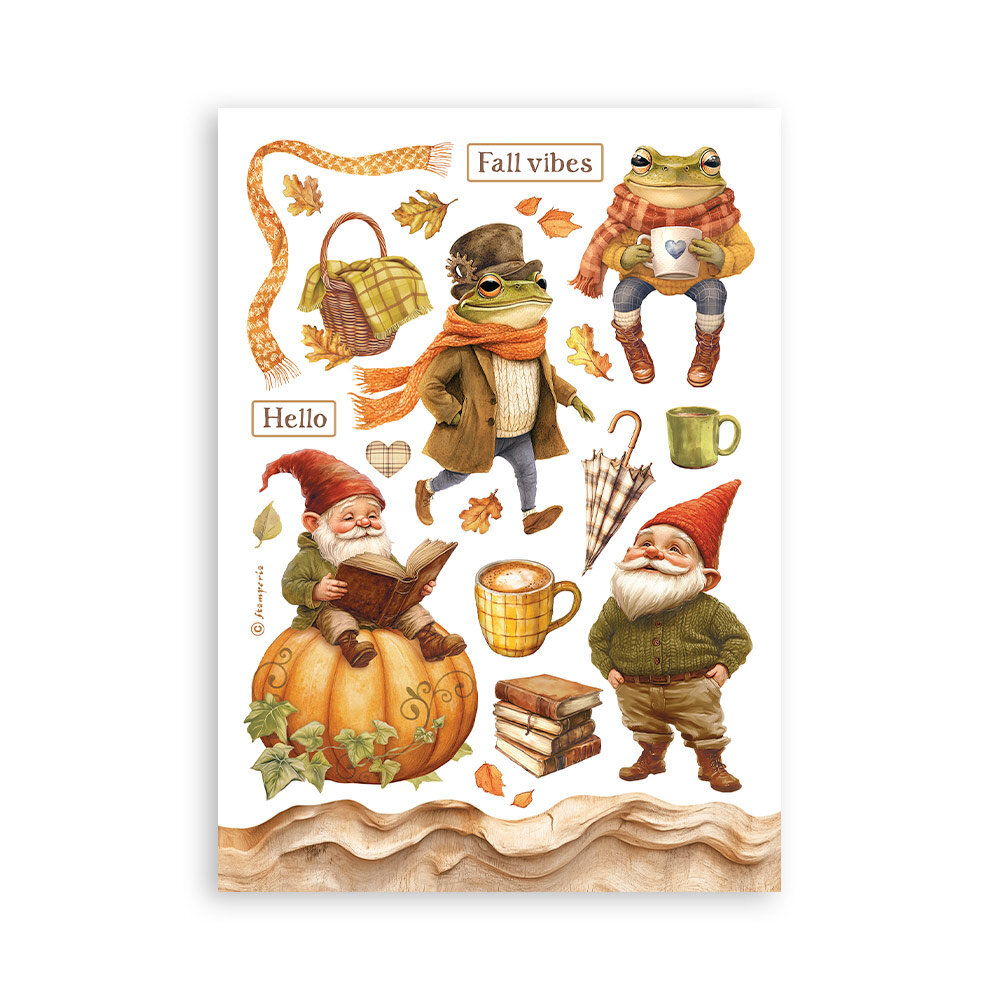 Stamperia Whispering Woods A5 Washi Pad (8pcs) (SBW24) Stamperia Whispering Woods A5 Washi Pad (8pcs) (SBW24)