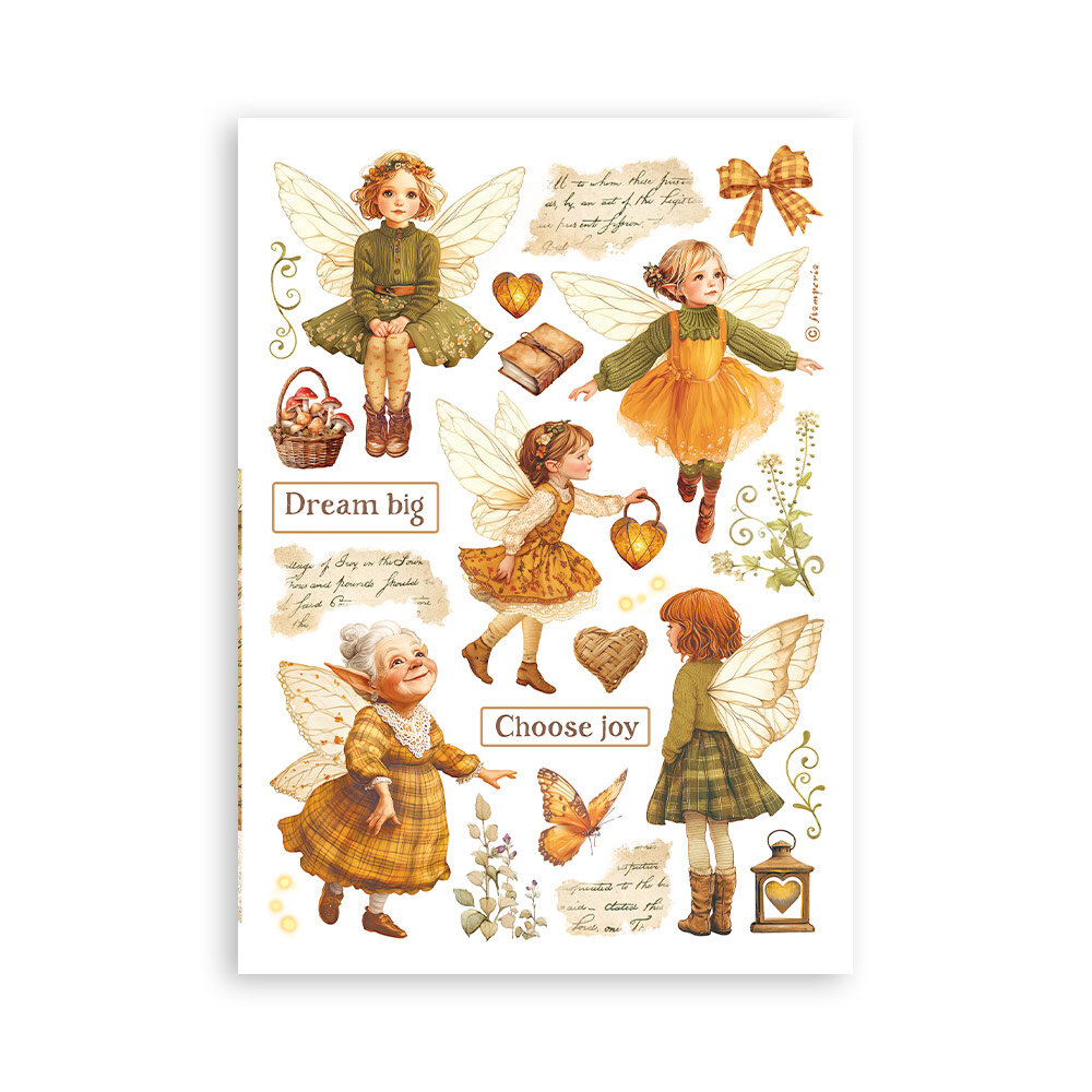 Stamperia Whispering Woods A5 Washi Pad (8pcs) (SBW24) Stamperia Whispering Woods A5 Washi Pad (8pcs) (SBW24)