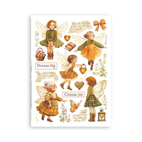 Stamperia Whispering Woods A5 Washi Pad (8pcs) (SBW24) Stamperia Whispering Woods A5 Washi Pad (8pcs) (SBW24)
