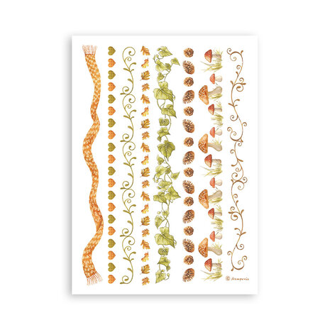 Stamperia Whispering Woods A5 Washi Pad (8pcs) (SBW24) Stamperia Whispering Woods A5 Washi Pad (8pcs) (SBW24)
