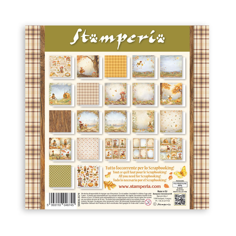 Stamperia Whispering Woods 12x12 Inch Maxi Paper Pack (Single Face) (SBBXLB29) Stamperia Whispering Woods 12x12 Inch Maxi Paper Pack (Single Face) (SBBXLB29)