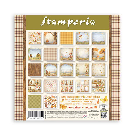 Stamperia Whispering Woods 12x12 Inch Maxi Paper Pack (Single Face) (SBBXLB29) Stamperia Whispering Woods 12x12 Inch Maxi Paper Pack (Single Face) (SBBXLB29)