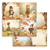 Stamperia Whispering Woods 12x12 Inch Paper Sheet 4 cards (10pcs) (SBB1096) Stamperia Whispering Woods 12x12 Inch Paper Sheet 4 cards (10pcs) (SBB1096)