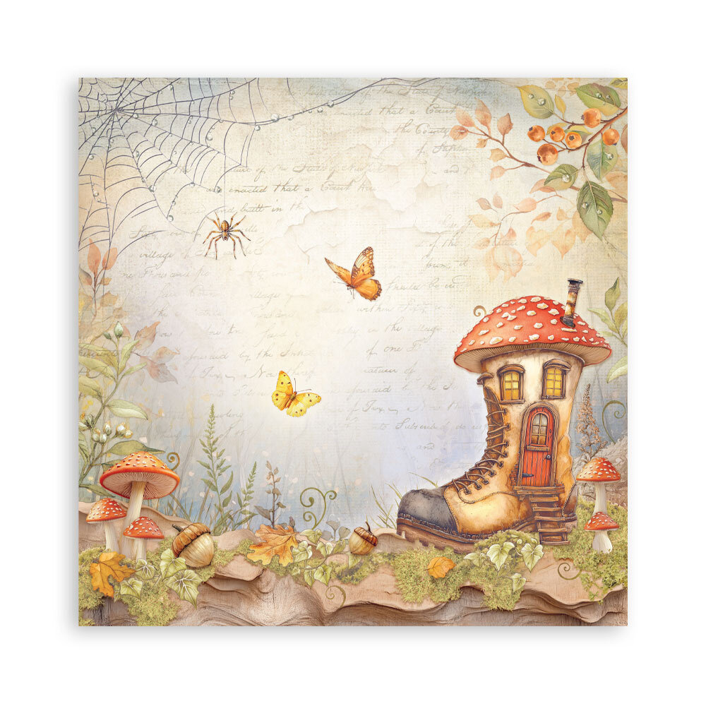 Stamperia Whispering Woods 8x8 Inch Maxi Paper Pack (Single Face) (SBBSXB17) Stamperia Whispering Woods 8x8 Inch Maxi Paper Pack (Single Face) (SBBSXB17)