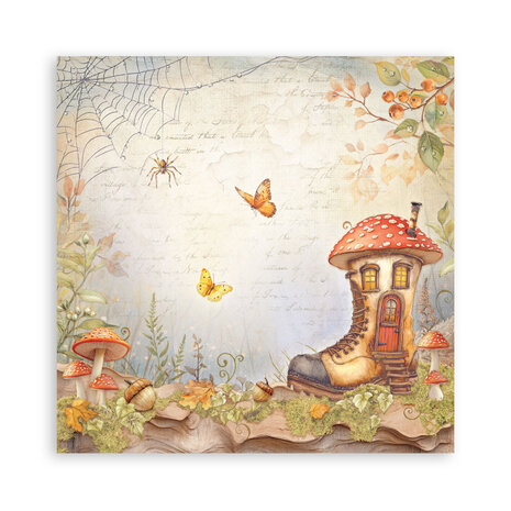 Stamperia Whispering Woods 8x8 Inch Maxi Paper Pack (Single Face) (SBBSXB17) Stamperia Whispering Woods 8x8 Inch Maxi Paper Pack (Single Face) (SBBSXB17)