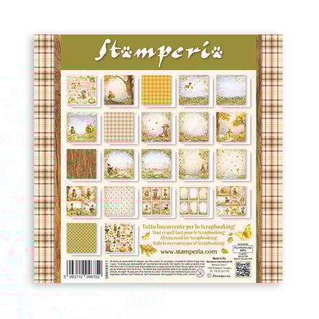 Stamperia Whispering Woods 8x8 Inch Maxi Paper Pack (Single Face) (SBBSXB17) Stamperia Whispering Woods 8x8 Inch Maxi Paper Pack (Single Face) (SBBSXB17)