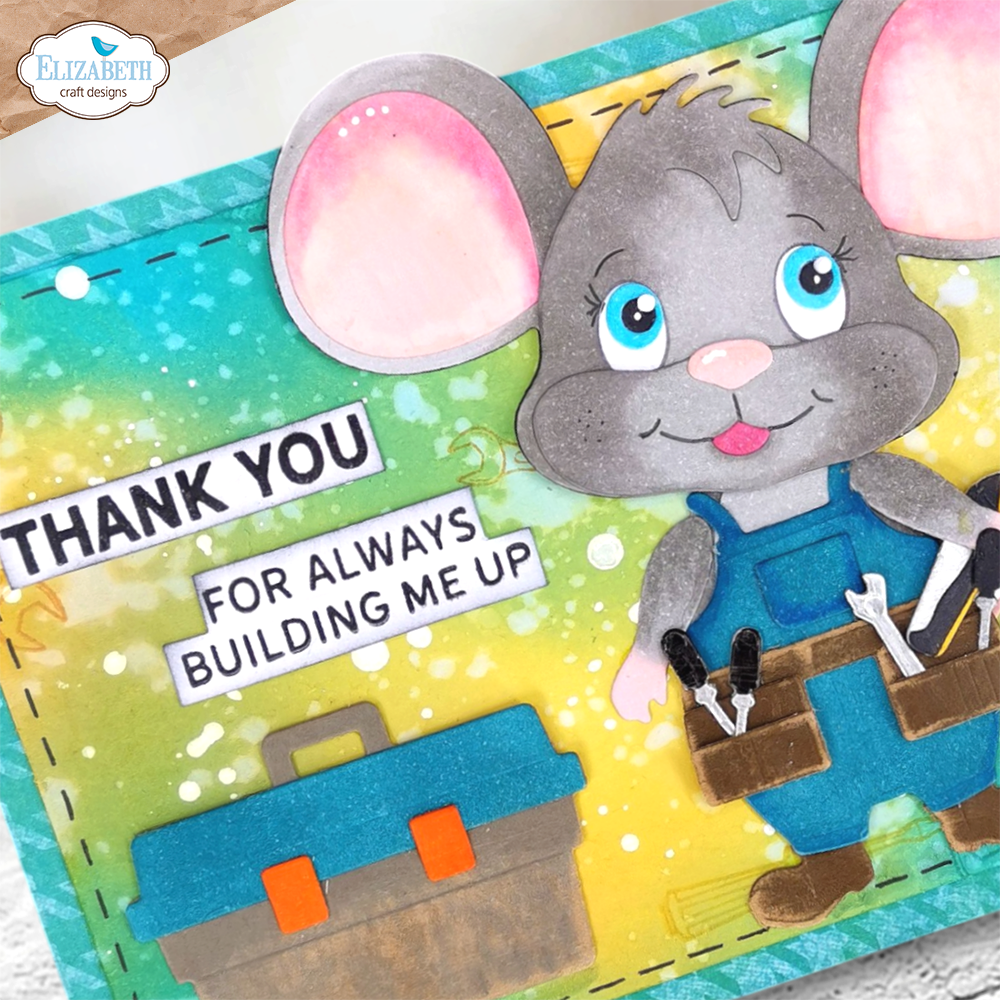 Elizabeth Craft Designs Living it Up Stamps Best Dad Sentiments (CS424) Elizabeth Craft Designs Living it Up Stamps Best Dad Sentiments (CS424)