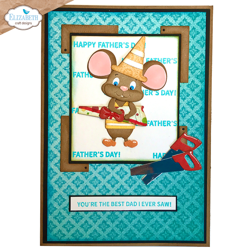 Elizabeth Craft Designs Living it Up Stamps Best Dad Sentiments (CS424) Elizabeth Craft Designs Living it Up Stamps Best Dad Sentiments (CS424)