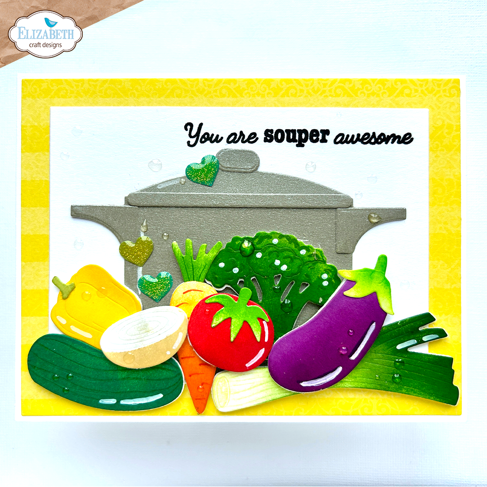 Elizabeth Craft Designs Living it Up Stamps In the Kitchen Sentiments (CS423) Elizabeth Craft Designs Living it Up Stamps In the Kitchen Sentiments (CS423)