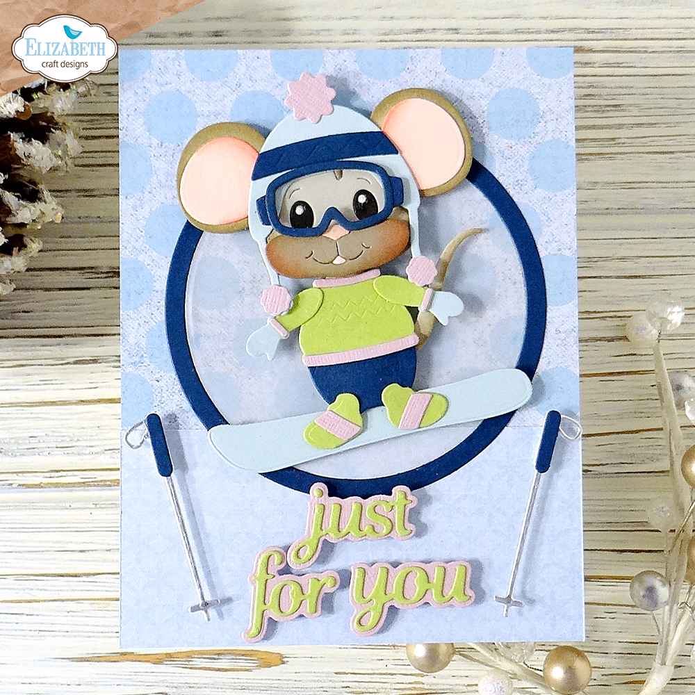 Elizabeth Craft Designs Living it Up Dies Little Mouse Winter Accessories (2284) Elizabeth Craft Designs Living it Up Dies Little Mouse Winter Accessories (2284)