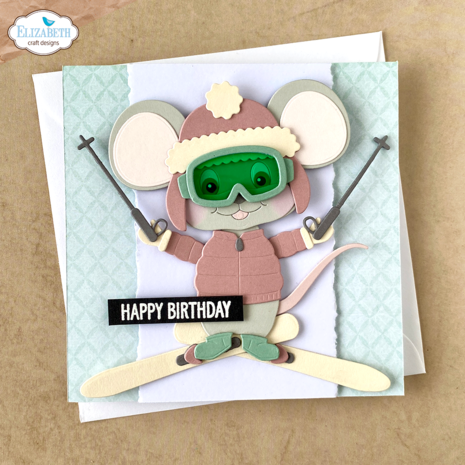 Elizabeth Craft Designs Living it Up Dies Big Mouse Winter Accessories (2285) Elizabeth Craft Designs Living it Up Dies Big Mouse Winter Accessories (2285)