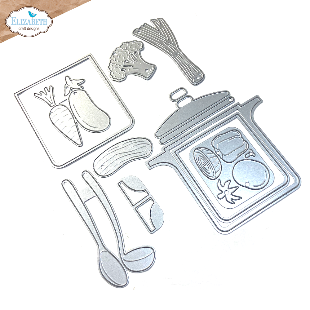 Elizabeth Craft Designs Living it Up Dies Cooking Pot (2291) Elizabeth Craft Designs Living it Up Dies Cooking Pot (2291)