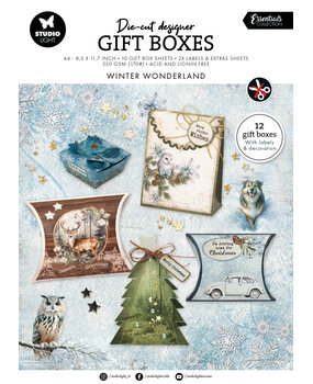 Studio Light Winter Wonderland Essentials Die-cut Designer Gift Boxes (SL-ES-DCPP346) Studio Light Winter Wonderland Essentials Die-cut Designer Gift Boxes (SL-ES-DCPP346)