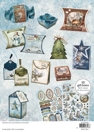 Studio Light Winter Wonderland Essentials Die-cut Designer Gift Boxes (SL-ES-DCPP346) Studio Light Winter Wonderland Essentials Die-cut Designer Gift Boxes (SL-ES-DCPP346)