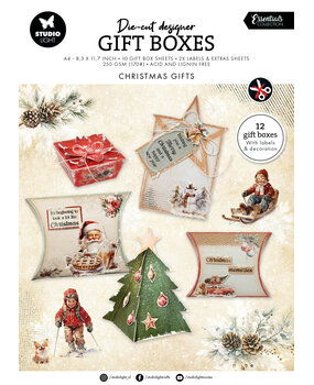 Studio Light Christmas Gifts Essentials Die-cut Designer Gift Boxes (SL-ES-DCPP347) Studio Light Christmas Gifts Essentials Die-cut Designer Gift Boxes (SL-ES-DCPP347)