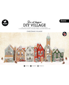 Studio Light Christmas Village Essentials Die-cut Designer DIY Village (SL-ES-DCPP348) Studio Light Christmas Village Essentials Die-cut Designer DIY Village (SL-ES-DCPP348)