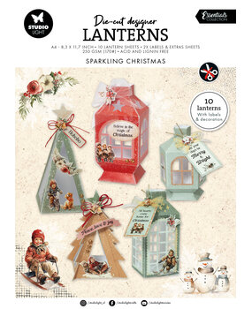 Studio Light Sparkling Christmas Essentials Die-cut Designer Lanterns (SL-ES-DCPP349) Studio Light Sparkling Christmas Essentials Die-cut Designer Lanterns (SL-ES-DCPP349)