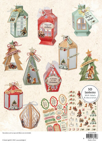Studio Light Sparkling Christmas Essentials Die-cut Designer Lanterns (SL-ES-DCPP349) Studio Light Sparkling Christmas Essentials Die-cut Designer Lanterns (SL-ES-DCPP349)