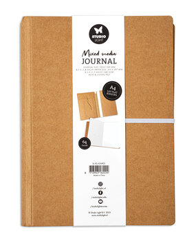 Studio Light Mixed Media Journal A4 Lay Flat Binding (SL-ES-JOUR23) (BASIC) Studio Light Mixed Media Journal A4 Lay Flat Binding (SL-ES-JOUR23) (BASIC)