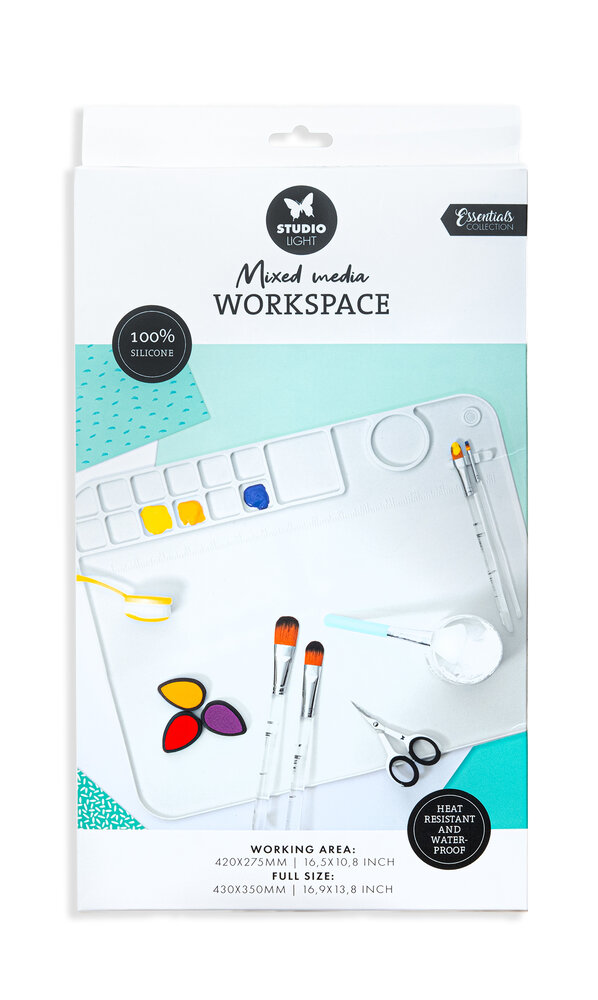 Studio Light Mixed Media Workspace Heat Resistant and Waterproof (SL-TO-MMW01) (BASIC) Studio Light Mixed Media Workspace Heat Resistant and Waterproof (SL-TO-MMW01) (BASIC)