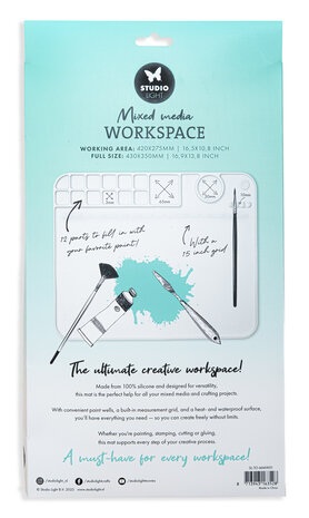 Studio Light Mixed Media Workspace Heat Resistant and Waterproof (SL-TO-MMW01) (BASIC) Studio Light Mixed Media Workspace Heat Resistant and Waterproof (SL-TO-MMW01) (BASIC)