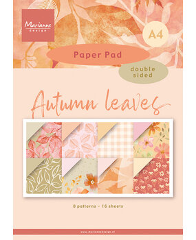 Marianne Design Autumn Leaves A4 Paper Pad (PK9215)